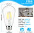 Brightever Vintage LED Edison Bulbs 60 Watt Equivalent, 6W ST58 Super Bright 4000K Neutral Daylight White, Clear Glass Style 700Lumens Antique LED...