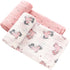 Miracle Baby 2 Pack Muslin Swaddle Blanket for Girl Boy, 47"x47" 100% Cotton Muslin Extra-Large Swaddle Blankets, Breathable Muslin Swaddling Wrap...