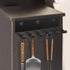 BBQ Grill Pellet Smoker Utensil Accessory Holder?Wood Pellet Smoker Grills Side Table Shelf Barbecue Tools Storage Basket Accessories with 6 Hooks...