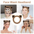 2 Pcs Cute Cat Skincare Headband for Washing Face Makeup Skincare, Animal Headbands for Women Girls Cute Stuff Gifts Soft Coral Fleece Facial Wash...