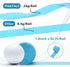 Crepe Paper Streamers 4 Rolls 328ft, Pack of Light Blue Crepe Paper for Frozen Party Baby Shower Birthday Wedding Graduation Events Decoration Sup...