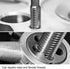 M14 x 1.5 Metric Thread Tap and Die Set, M14 x 1.5mm High-Speed Steel Machine Tap Die Set, Thread Tap And Round Thread Die Right Hand...
