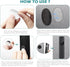 WALLFID 5 Pack N52 High Magnetic Remote Control Holder Wall Mount Holders Hole-Free Phone Charging Organizer Storage Containers For Home Office Sc...