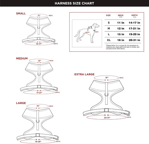 Disney Pet Harness, Dog Collar Plastic Buckle, Lilo and Stitch Sitting Pose and Leaves Red White...