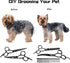 Dog Grooming Scissors Kit with Safety Round Tips, Professional 6 in 1 Grooming Scissors for Dog, Cats, Pets, 4CR Stainless Steel, Sharp and Durabl...
