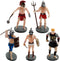 5 PCS Mini Roman Gladiator Figurines Army Men Soldier Action Figures Set Authentic Warrior for Collection Birthday Gift Christmas Halloween Party ...
