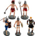 5 PCS Mini Roman Gladiator Figurines Army Men Soldier Action Figures Set Authentic Warrior for Collection Birthday Gift Christmas Halloween Party ...
