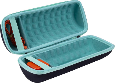 co2CREA Hard Carrying Case Replacement for JBL Charge 4 / replacement for JBL Charge 5 Waterproof Portable Bluetooth Speaker (Black Case + Inside ...