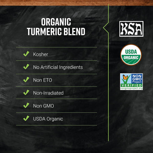 Frontier Turmeric Blend, Daily, Organic, 1.8 Ounce...