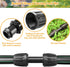Drip Irrigation Fittings for 1/2 Inch Drip Tubing (1/2" ID x 0.65" OD)?1/2'' Drip Line Couplings Anti-drop Locked Nut Barbed Straight Coupling Con...