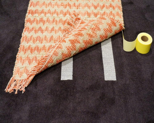 Lok Lift Rug Gripper Slip-Resistant Rug Tape for Rugs and Mats, 2.5-Inches by 25-Feet...