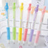 6 Pcs Black Ink Gel Pens Retractable Pens Cute Pens with RroBtation Ball 0.5mm Black Gel Pens Office School Pens Women Girls Boy Pens (Black ink -...