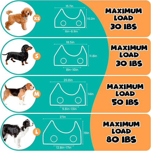 WSCXSC Dog Grooming Kit, Dog Grooming Supplies, Dog Grooming Hammock, Dog Grooming Harness, Dog Nail Clippers, Dog Nail Grinder, Hooks, Dog Hammoc...