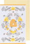 Now Designs Kitchen Tea Towel, Bees - 18 x 28 in | Set of 2...