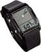 MASTOP Unisex LED Waterproof Digital Wristwatches 2 Time Zone Digital Electronic Wristwatches Black...