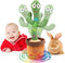 Dancing Cactus Talking Cactus Baby Toys Singing toys, Baby Cactus Repeating What You Say Baby Boy Toys Imitation Toys Glowing Musical Toys Childre...