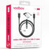 888 Type C Belt Cable 1ft Fast Charging USB C to USB C 240W, Data Transfer - with Type A to Type c 3.0 Adapter (Black)...