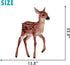 ROFARSO Lifelike Cute Lovely Deer Doe Animal Wall Stickers Removable Wall Decals Peel and Stick Wall Art Decorations Home Decor for Kid Nursery Ba...