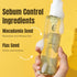 3-in-1 Gentle Oil to Cleansing Foam Cleanser - Macadamia & Flaxseed Oils for Pore & Sebum Control - Transforming Oil to Ampoule to Foam - Protects...