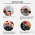 6+6 Pack Hard PC Case with Tempered Glass Screen Protector for Samsung Galaxy Watch 4 5 44mm, Waterproof, Fog-proof, All-Round PC Matte Protector ...