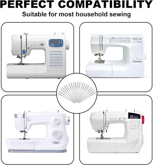 Sewing Machine Needles, Universal Sewing Machine Needle, ONEHERE Compatible with Singer, Brother, Janome, Varmax, Sizes HAX1 65/9, 75/11, 90/14, 1...