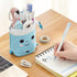 ANGOOBABY Cute Pencil Case Standing Pen Holder Telescopic Makeup Pouch Pop Up Cosmetics Bag Stationery Office Organizer Box for Girls Students Wom...
