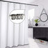 Qulable 24 pcs Shower Curtain Rings Plastic Shower Curtain Hooks C-Shaped Rings Hook Hanger Bath Drape Loop Clip Glide Bathroom Shower Window Rod ...
