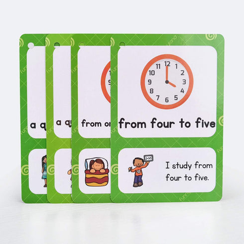 20 Analog Clocks Telling Time Flashcards Educational Learning Toys Toddlers Kids Learning Pocket Cards Kindergarten Supplies...