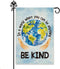 In A World Where You Can Be Anything Be Kind Welcome Garden Flag Yard Outdoor Farmhouse Decorations, Waterproof Double Sided Printing, Earth Peace...
