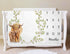 Highland Cow Milestone Blanket, Highland Cow Baby Growth Chart Monthly Blanket, Watch Me Grow Baby Nursery for New Moms Baby Shower (50"x40")...