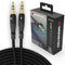 Monster Gen1 Essentials Mini-to-Mini Interconnect Audio Cable 3.5mm Male to Male, 9.8FT Aux Cord w/Duraflex Jacket, Premium Gold Plated Connectors...