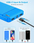 AsperX 2-Pack 10000mAh USB C Output Portable Charger Power Bank Fast Charging, Portable Battery Bank External Battery Pack for iPhone, Samsung, Go...