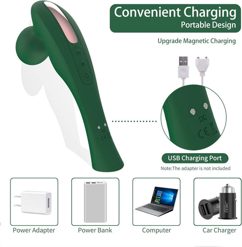 Electric Back Massager - Portable Cordless Handheld Full Body Deep Tissue Massage Tool-Shoulder and Neck Massager for Muscle Pain Relief and Tissu...
