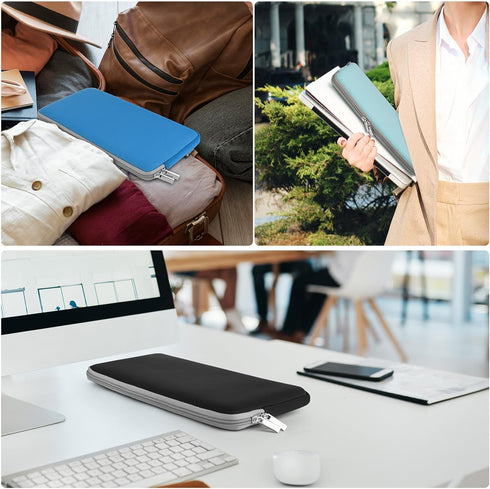 Neoprene Keyboard Sleeve Case for Apple MC184LL/B Wireless Bluetooth Keyboard, Protective Keyboard Case with Zipper for Small Wireless Keyboard, B...