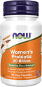 NOW Supplements, Women's Probiotic, 20 Billion, Specially Formulated using Three Clinically Tested Probiotic Strains, 50 Veg Capsules...