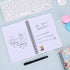 Spiral Notebook 5×7 Inch, 4 Pack Small Writing Journals College Ruled Hardcover Floral Notebook for School Supplies Studio Girls Women, Inner Pock...