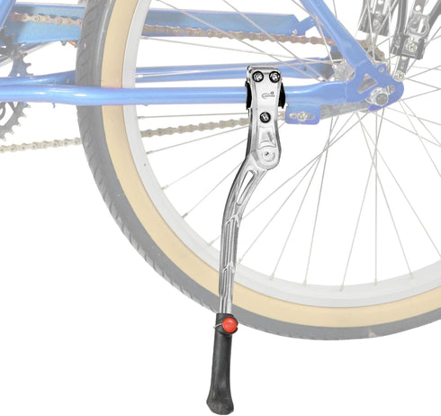 Lumintrail Rear Mount Bike Kickstand Quick Adjust Height Bicycle Side Stand fits most 24” 26” 29" 700c...