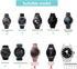 22 mm Silicone Watch Bands Compatible with Samsung Gear S3 Frontier/Classic/Galaxy Watch 3 45mm/Galaxy Watch 46mm Smart Watch for Men Women,Quick ...