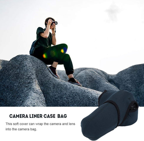 Niiyen Camera Liner Bag, Large Waterproof Slr Camera Liner Bag, Waterproof Soft Protection Liner Case Bag Sleeve Pouch for SLR DSLR Camera......