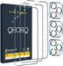 QHOHQ 3 Pack Screen Protector for iPhone 13 Pro Max 6.7" with 3 Pack Tempered Glass Camera Lens Protector, Ultra HD, 9H Hardness, Scratch Resistan...
