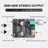 ZK-502A 2.0 Bluetooth 5.0 Amplifier Board 50W*50W with APP Control?Android Only?,100W Bluetooth Audio AMP Board for DIY Bluetooth Speaker Kit DC9-...