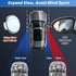2024 New Upgrade Blind Spot Mirrors, Round 360°Convex Car Mirror Rear View with Border, Silver Wide Angle Side Mirror Car Exterior Accessories for...
