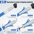 Electrical Wire Twister Bit for Drill Wire Twisting Tool 3 Way/5 Way Wire Stripping Tool and 6mm Hex Shank Cable Twister Tool Wire Stripper and Tw...
