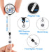 Lab Technician Retractable Badge Reel with Alligator Clip Lab Life ID Card Badge Holder Cute Lab Tech Beaker Badge Funny Badge Reel Gift for Medic...