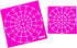 Super Flex Silicone Stencil Set - Flexible Template - by Happy Dotting Company - Stencils for Mandala Art Including Dotting on Mugs, Bottles...