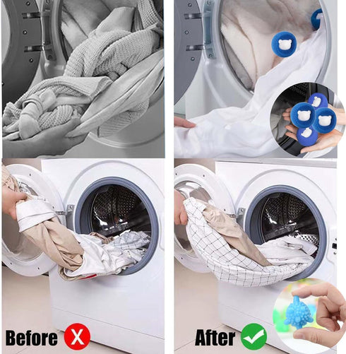 20 Pieces Washer Balls,Washing Machine Ball,Reusable Non-tangled Environmentally Friendly Laundry Ball,Non-tangled Laundry Ball for Washing Machin...