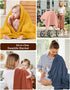 Dusty Blue Receiving Blankets for Boys, Muslin Cotton Baby Swaddle Blanket 47 x 47 inches, Wrap Swaddles for Newborns Baby Essentials (42-09)...