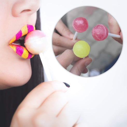 Dycica 300PCS Cake Pop Sticks & Cellophane Treat Bags & Twist Ties, OPP Bags Candy Ties Paper Sticks Kit Set for Candy Cake Pop Chocolate Cookie W...