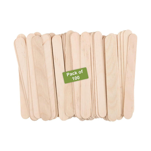 6" Jumbo Wooden Craft/Popsicle Sticks/DIY Craft Projects- Pack of 100ct...