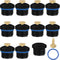 10Pcs Atomizing Irrigation Sprinkler Heads, Misting Nozzles for 1/2 Inch Garden Sprinkler Heads Sprinkler System 360 Rotation Mister Nozzles, Wate...